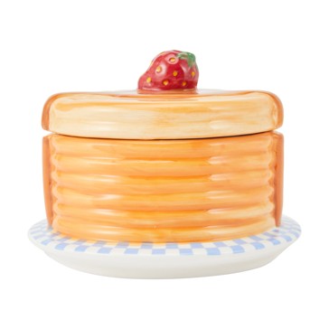 Ceramic Pancake Stack Candle - Anko