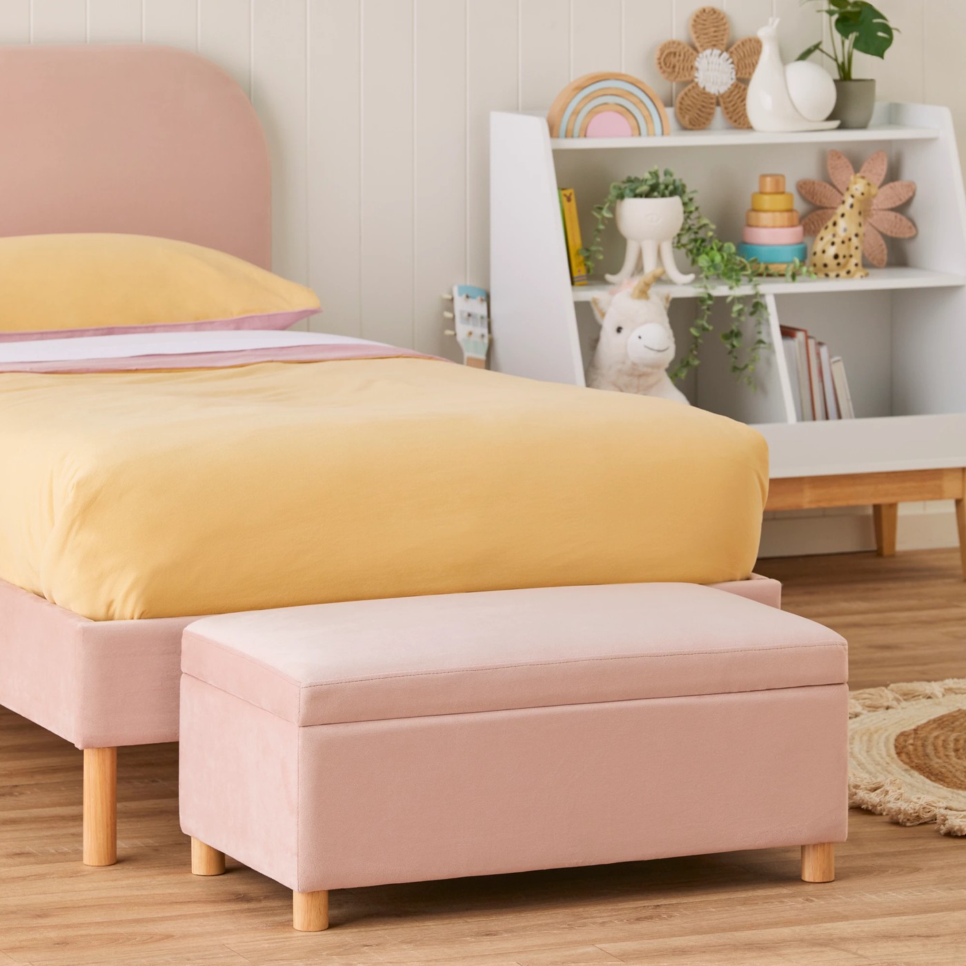 Blush ottoman sales target