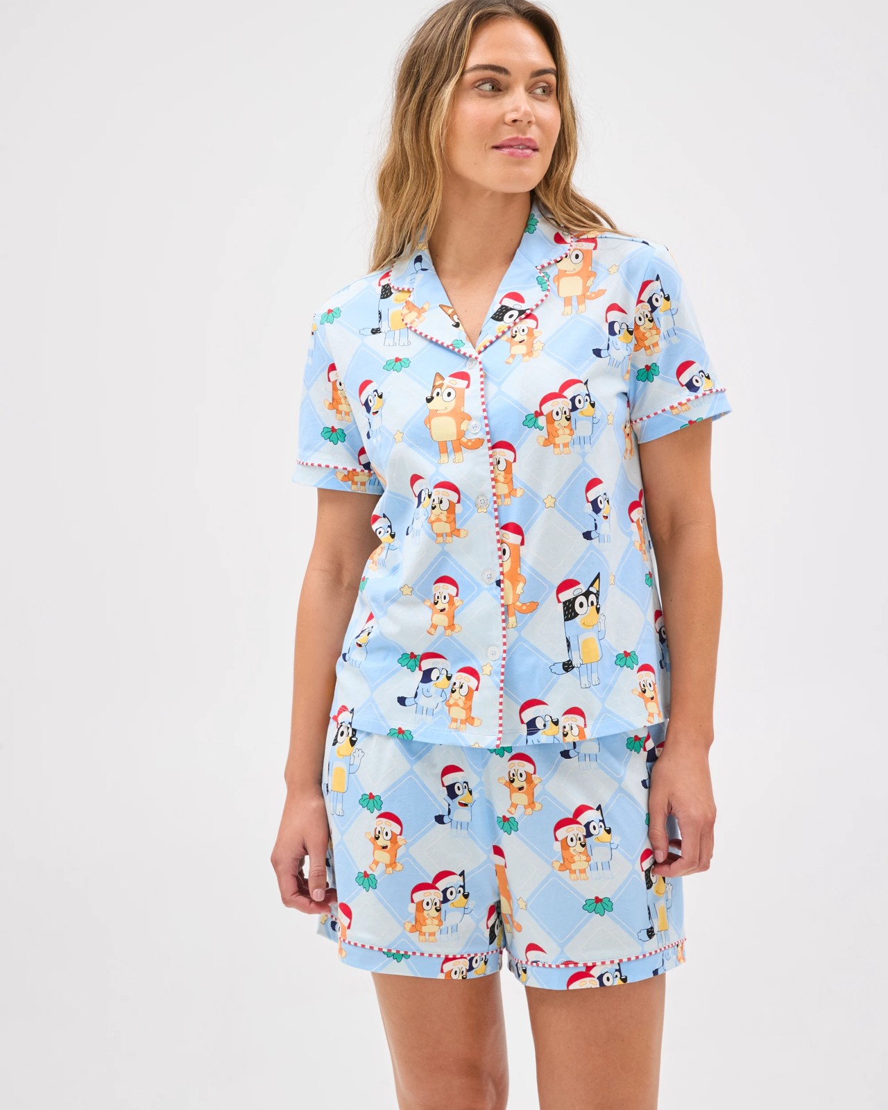Family Matching Christmas Australian Cotton Womens Pyjama Set - Bluey 3 of 5