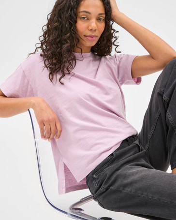 Australian Cotton Relaxed Slub T-Shirt