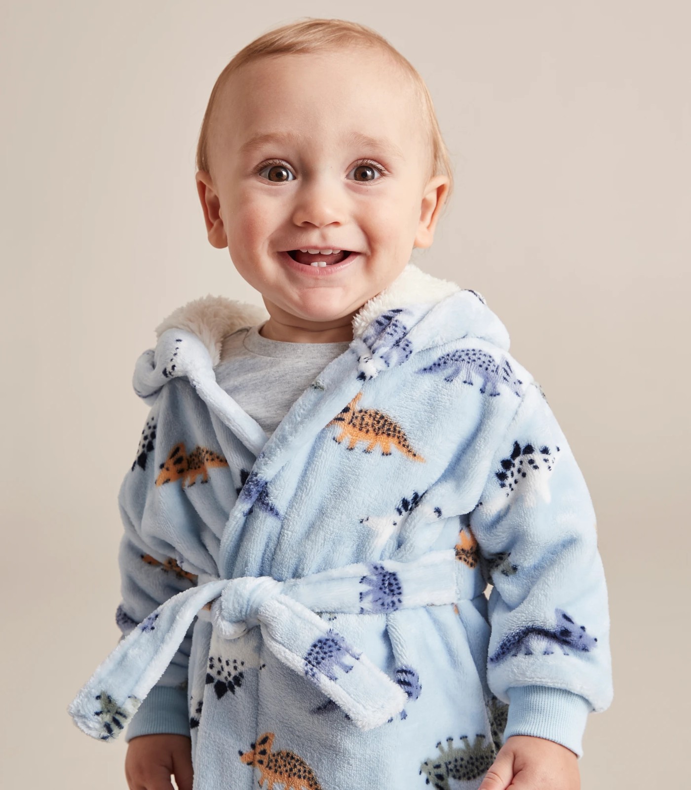 Baby Dinsoaur Fleece Dressing Gown Target Australia