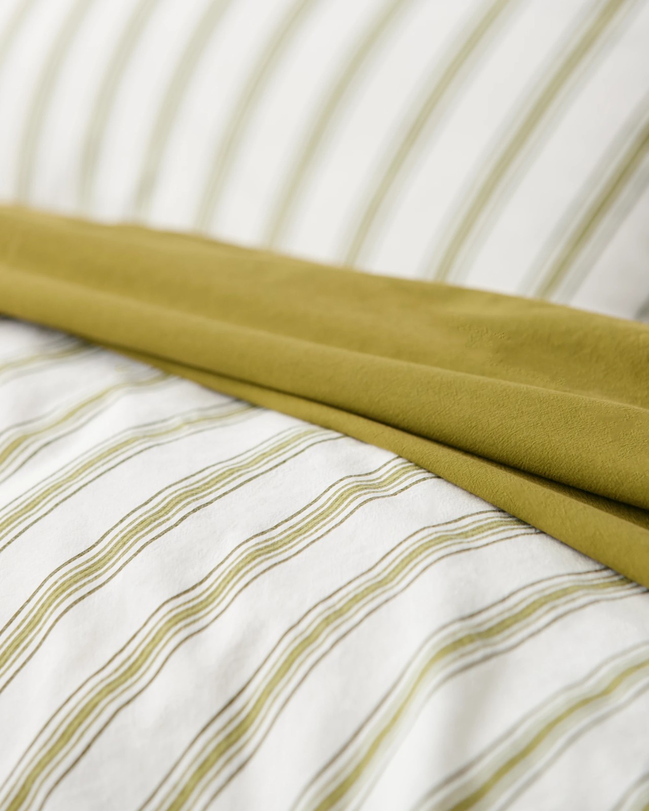 Arlo Cotton Stonewash Quilt Cover Set - Avocado 5 of 5