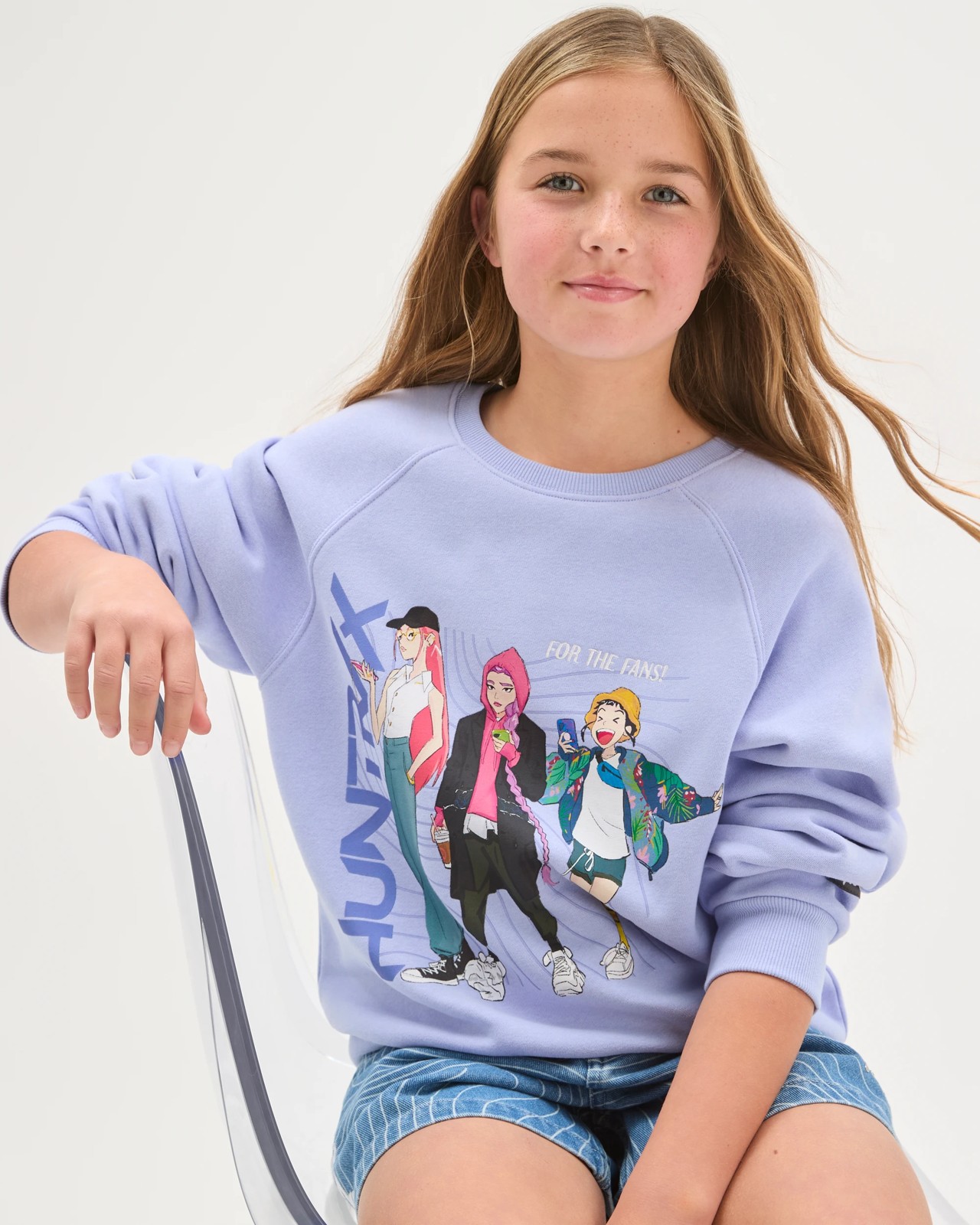 Licensed KPop Demon Hunters Australian Cotton Blend Fleece Jumper 4 of 5