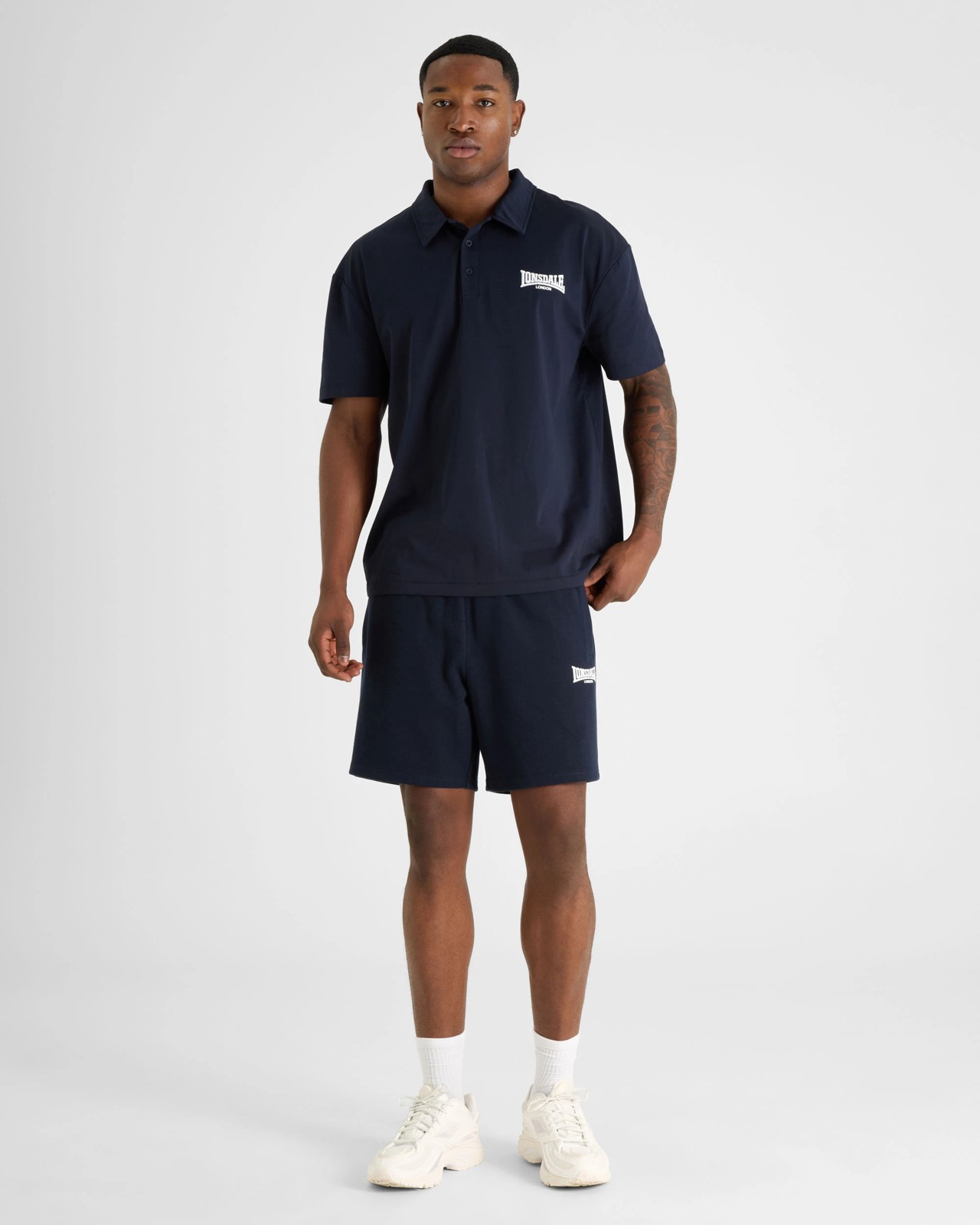 Lonsdale London Double Knit Shorts - Navy 6 of 6