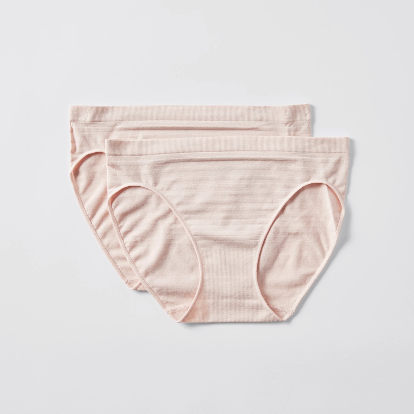 2 Pack Seamfree Bikini Briefs - Crystal Mauve 4 of 4