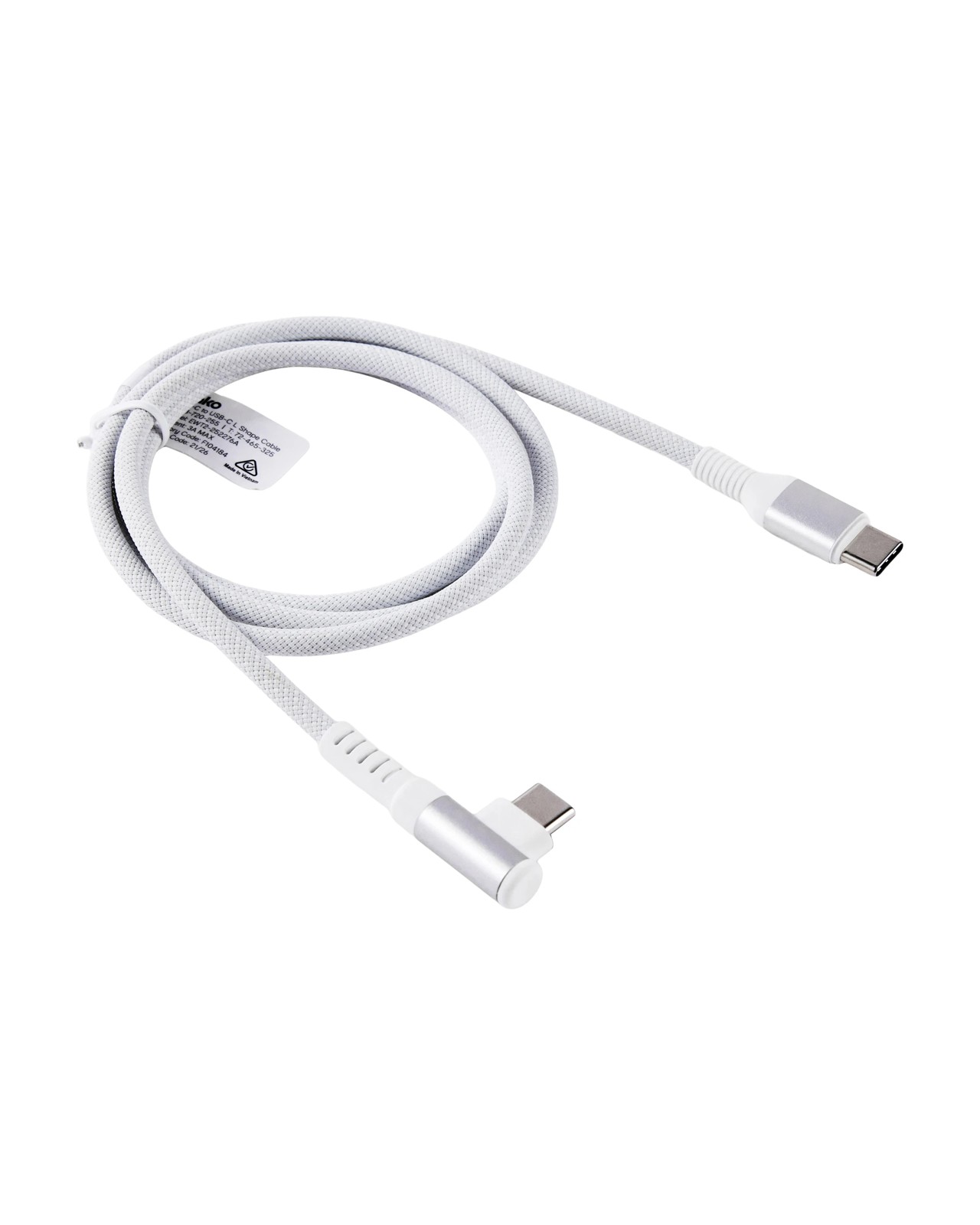 Anko 1m USB C-USB C L Shape Cable 3 of 4