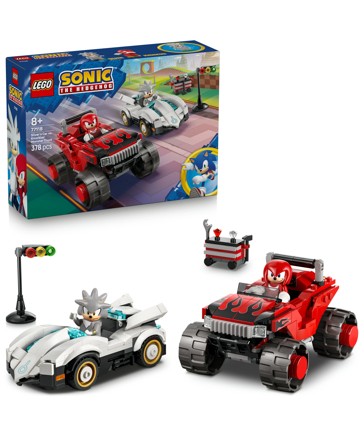 LEGO® Sonic the Hedgehog Silver's Car vs. Knuckles' Monster Truck 77118