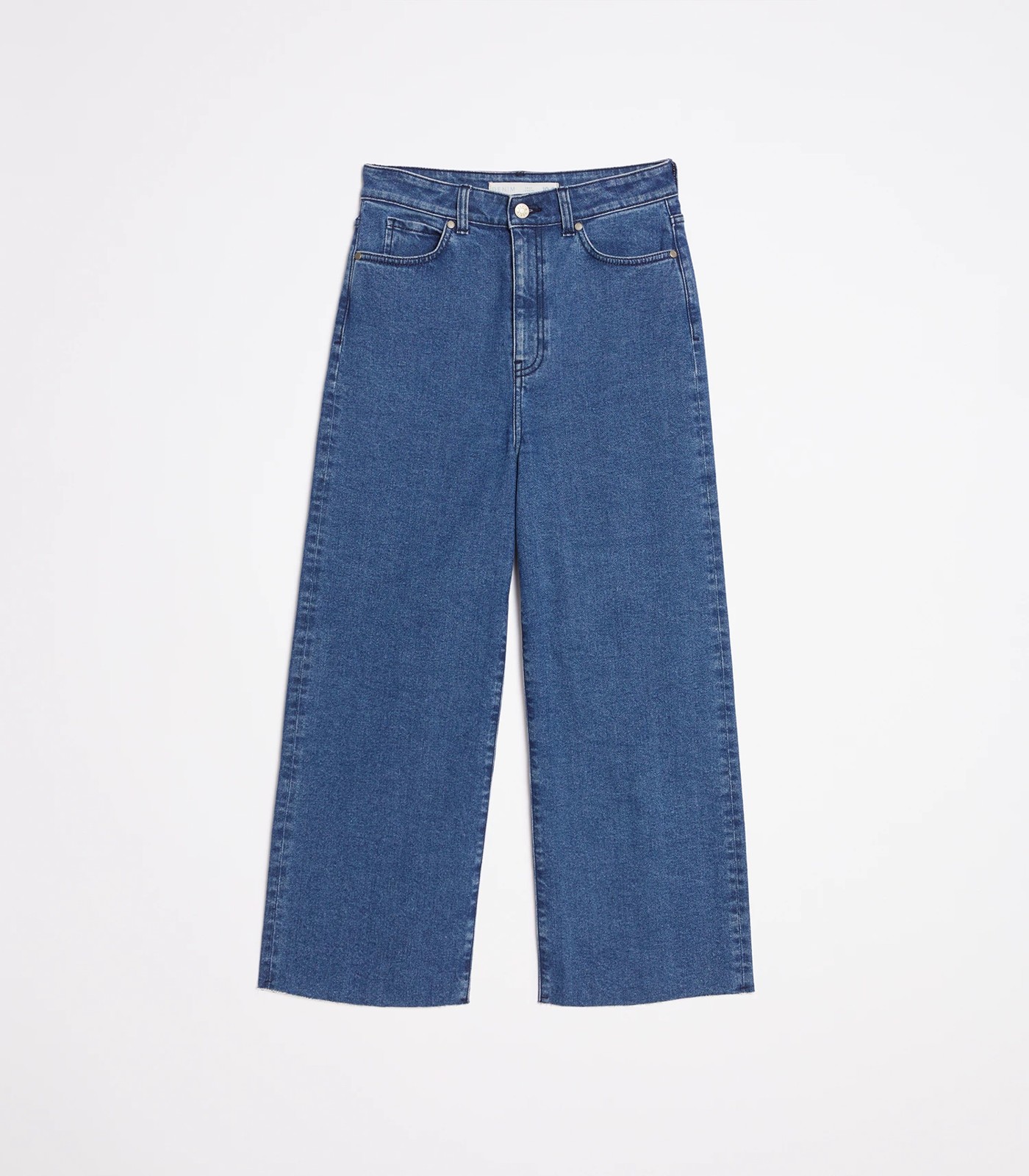 Kelsey Wide Leg High Rise Crop Length Denim Jeans | Target Australia