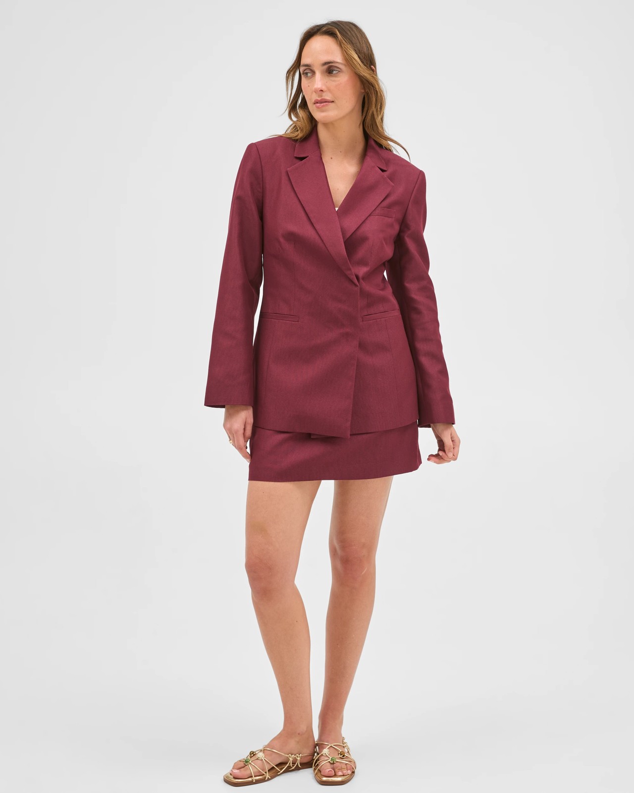 Preview Textured Tailored Mini Skirt 5 of 5