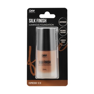 Silk Finish Luminous Foundation  Espresso 12.0 - OXX Cosmetics