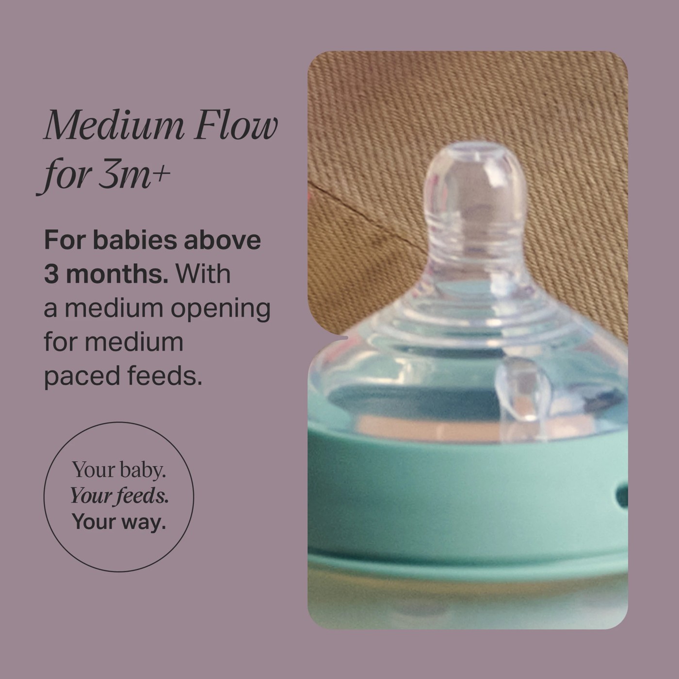 2 Pack Tommee Tippee Natural Start Medium Flow Teats 3 of 6