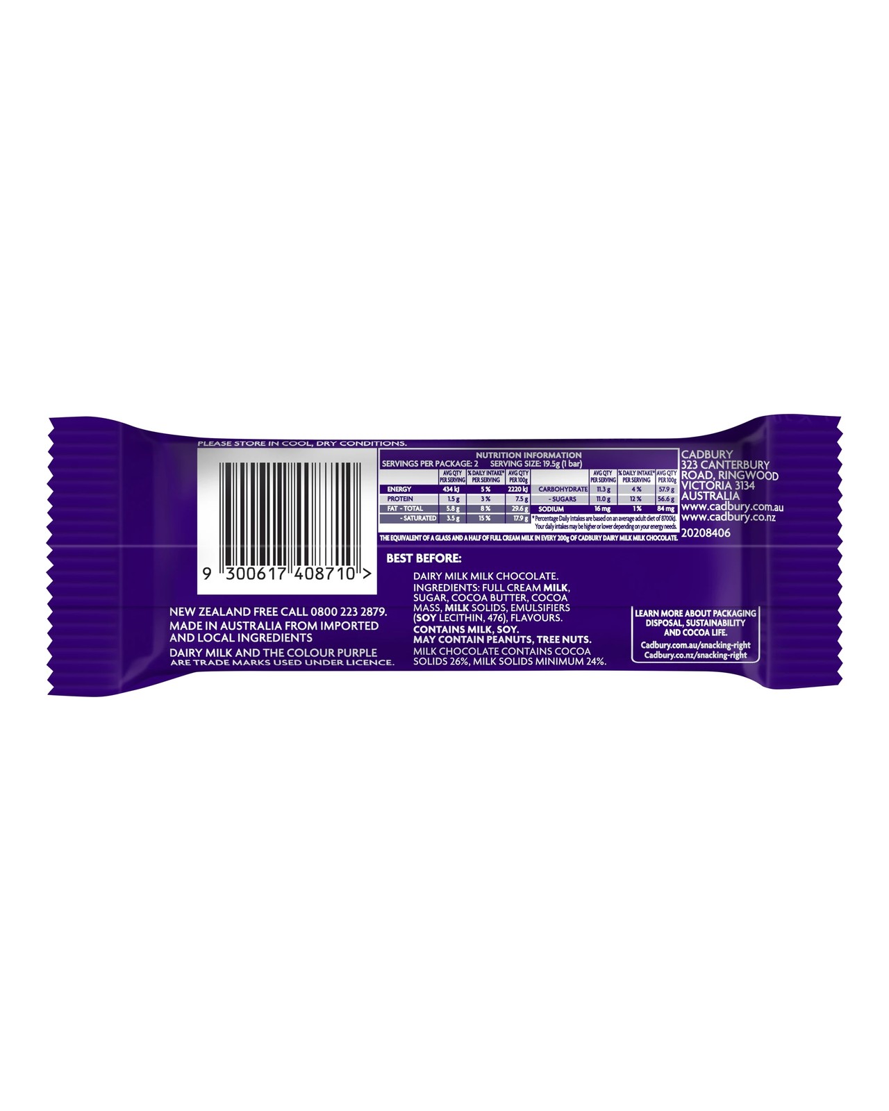 Cadbury Twirl Bar - 39g 2 of 5