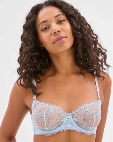 Grace Embroidered Balconett Underwire Bra