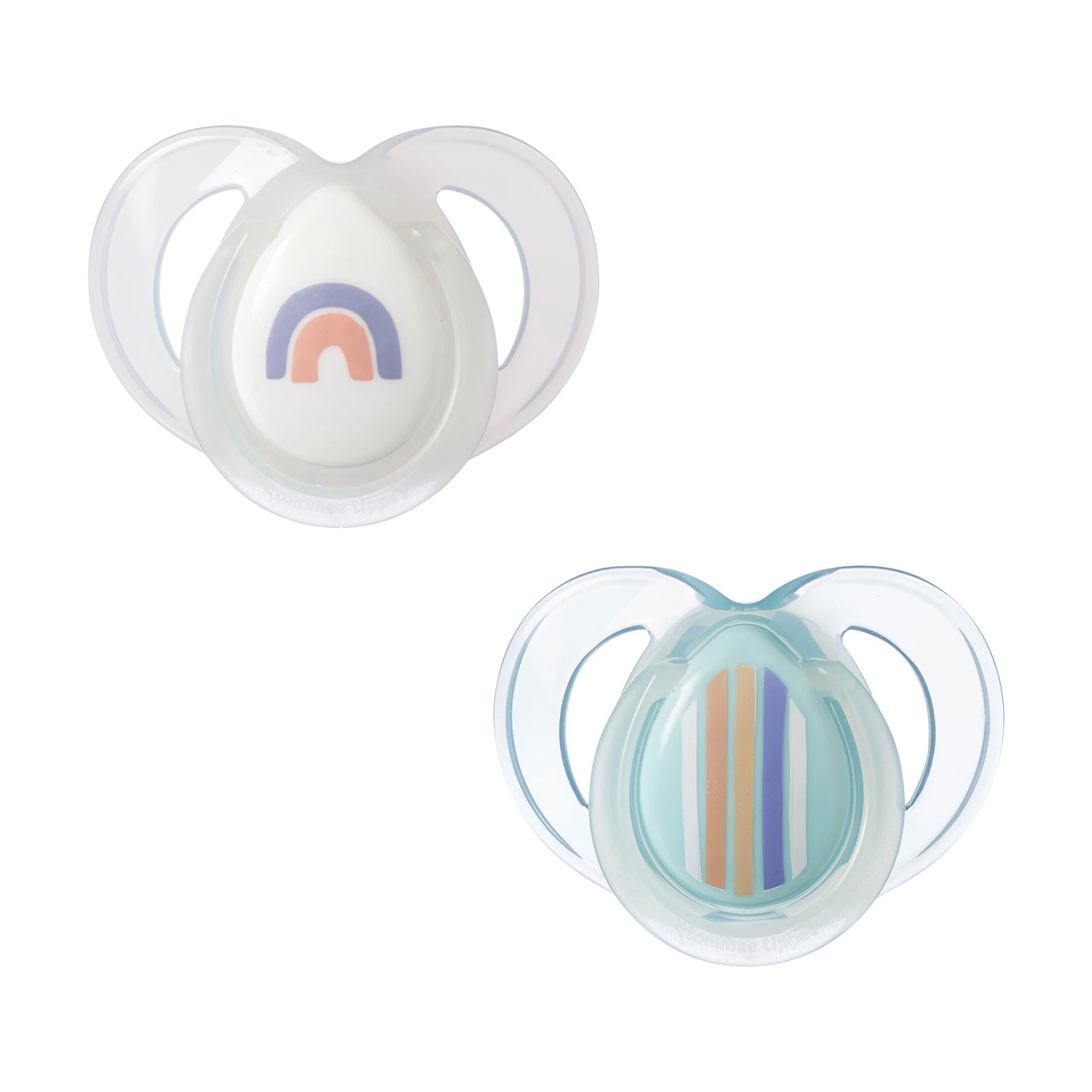 Tommee Tippee 2 Pack Fun Style Soothers 0-6 months Assorted