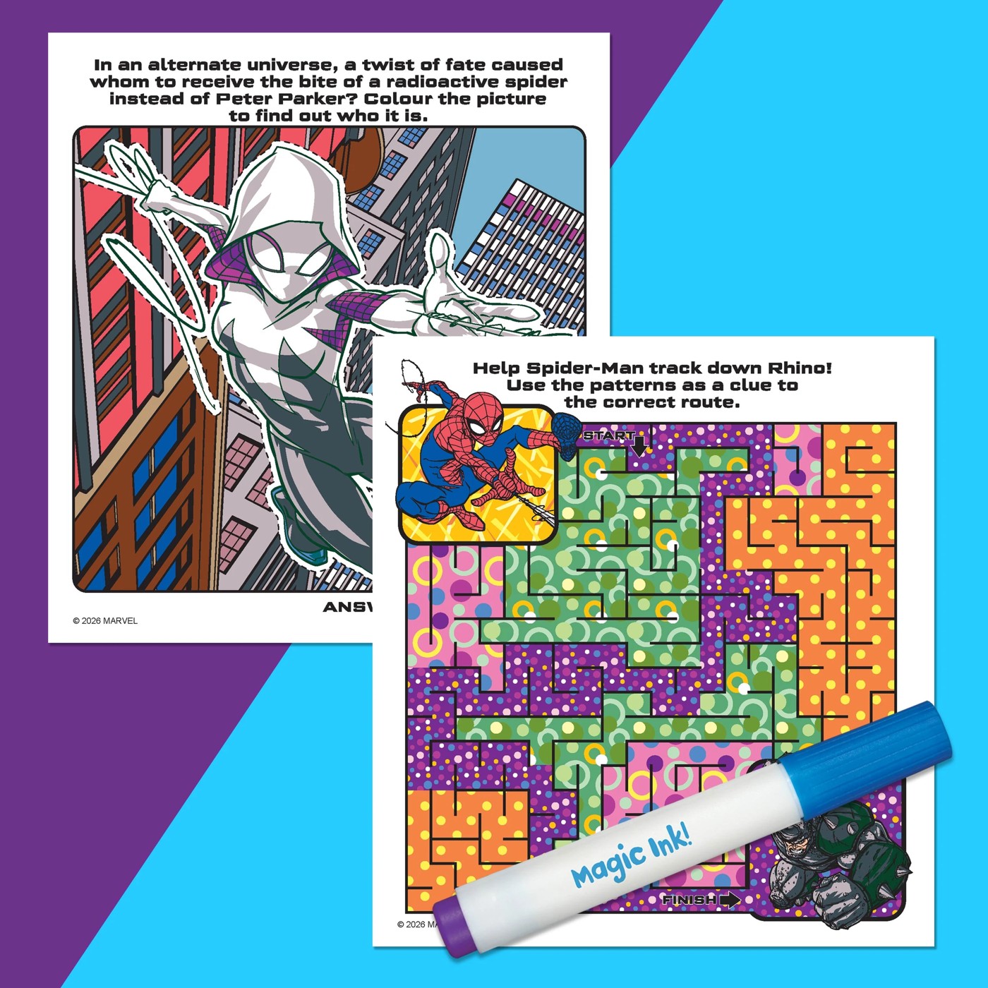 INKredibles Marvel Spider-Man Magic Ink Pictures! - Book 4 of 5