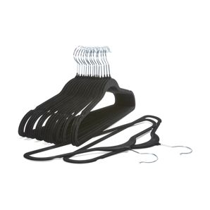 Flocked Hangers, Pack of 30 - Anko