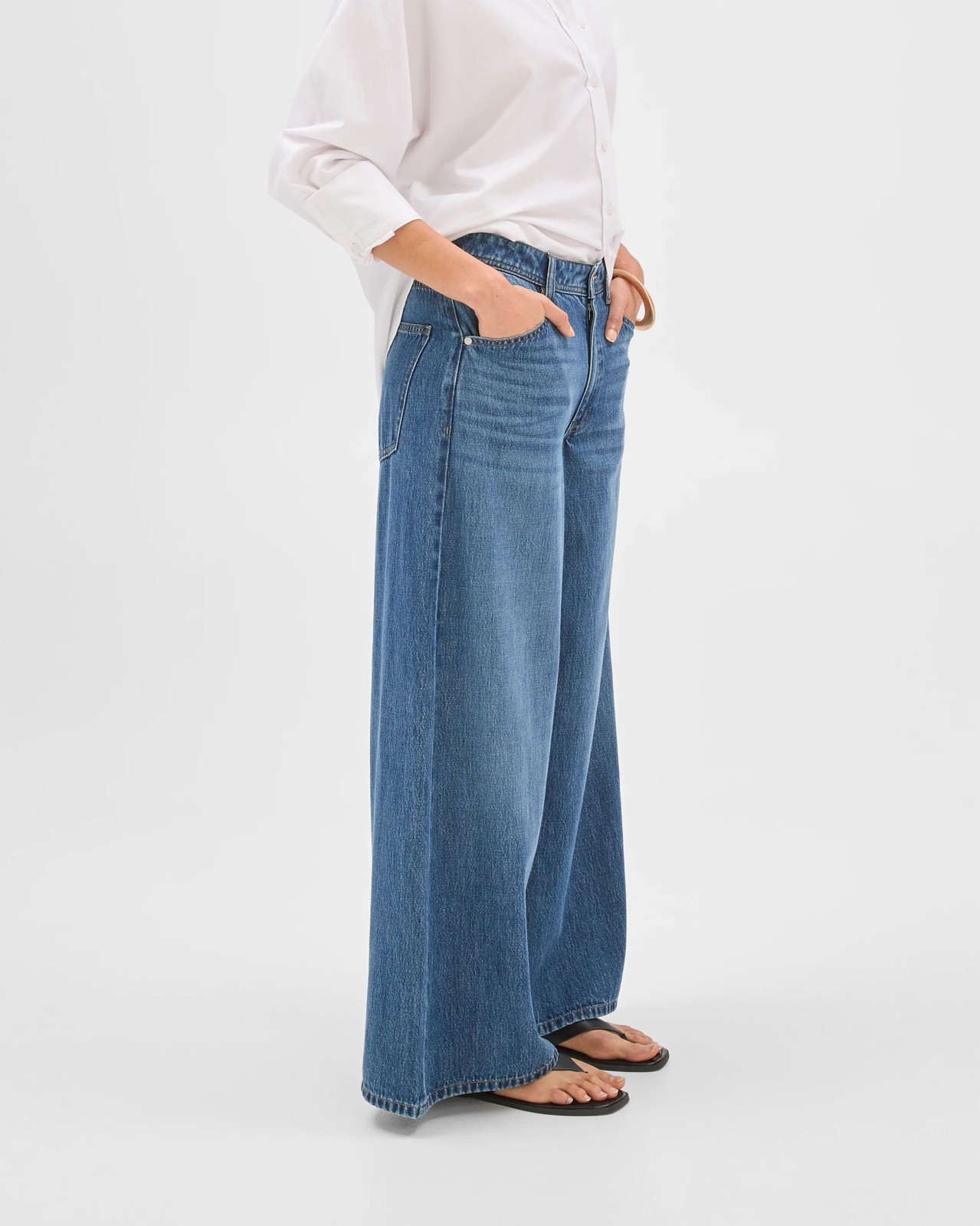 Airloom Slouch Wide Leg Denim Jeans 4 of 6