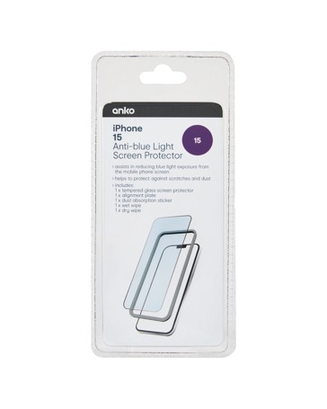 Anko iPhone 15 Anti-Blue Light Screen Protector
