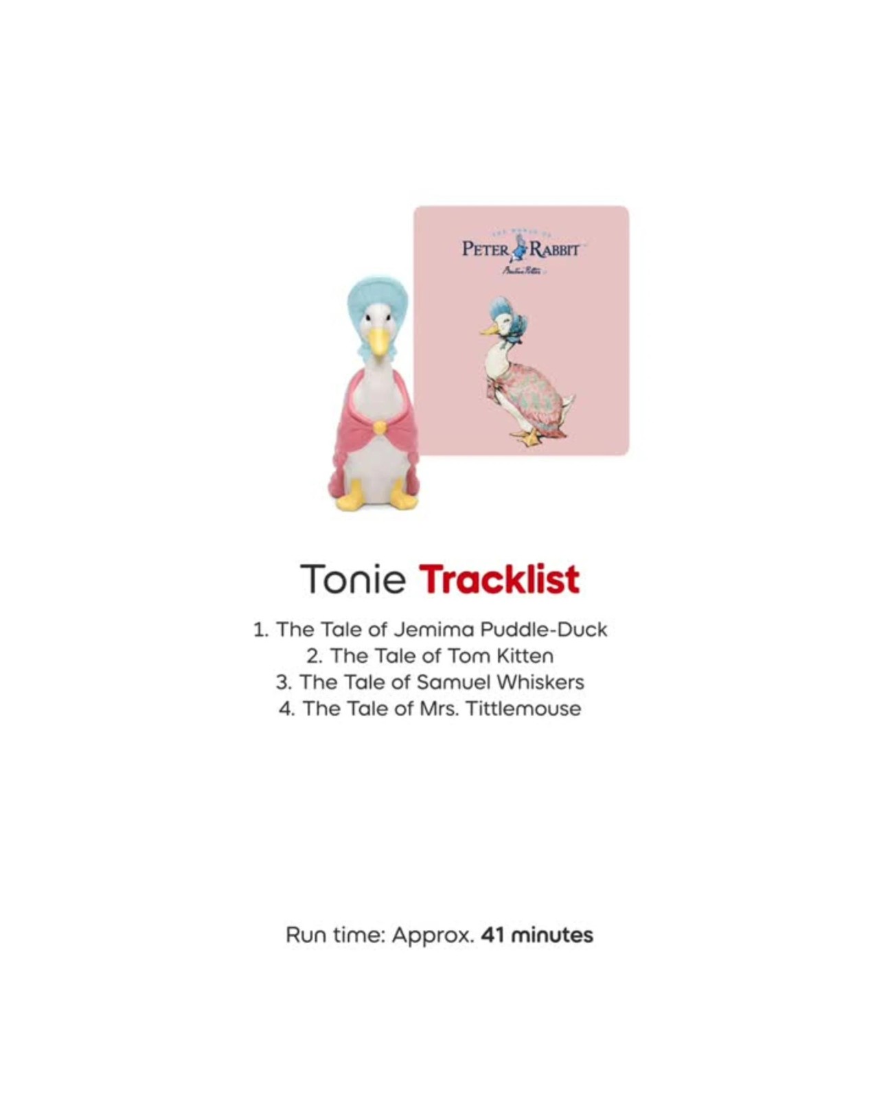 Peter Rabbit - Jemima Puddle-Duck Tonies Audio Character 3 of 5