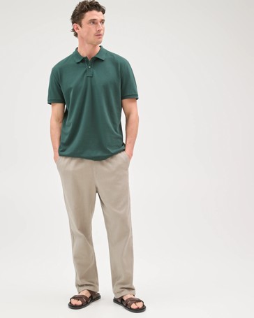 Australian Cotton Short Sleeve Polo Top