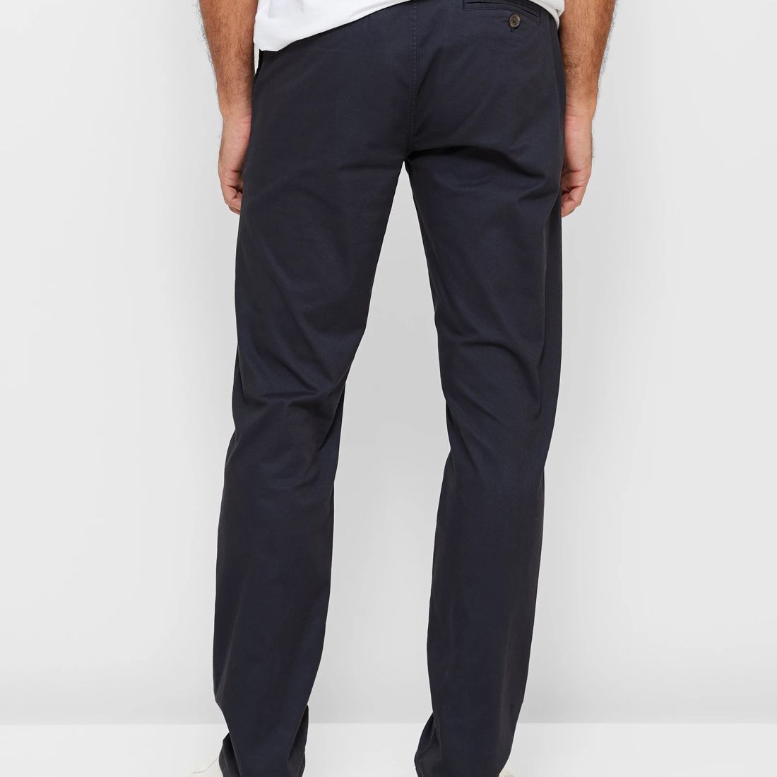 Straight Stretch Chino Pants - Navy Blue | Target Australia