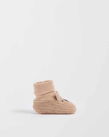 Baby Australian Cotton Blend Crochet Bootie