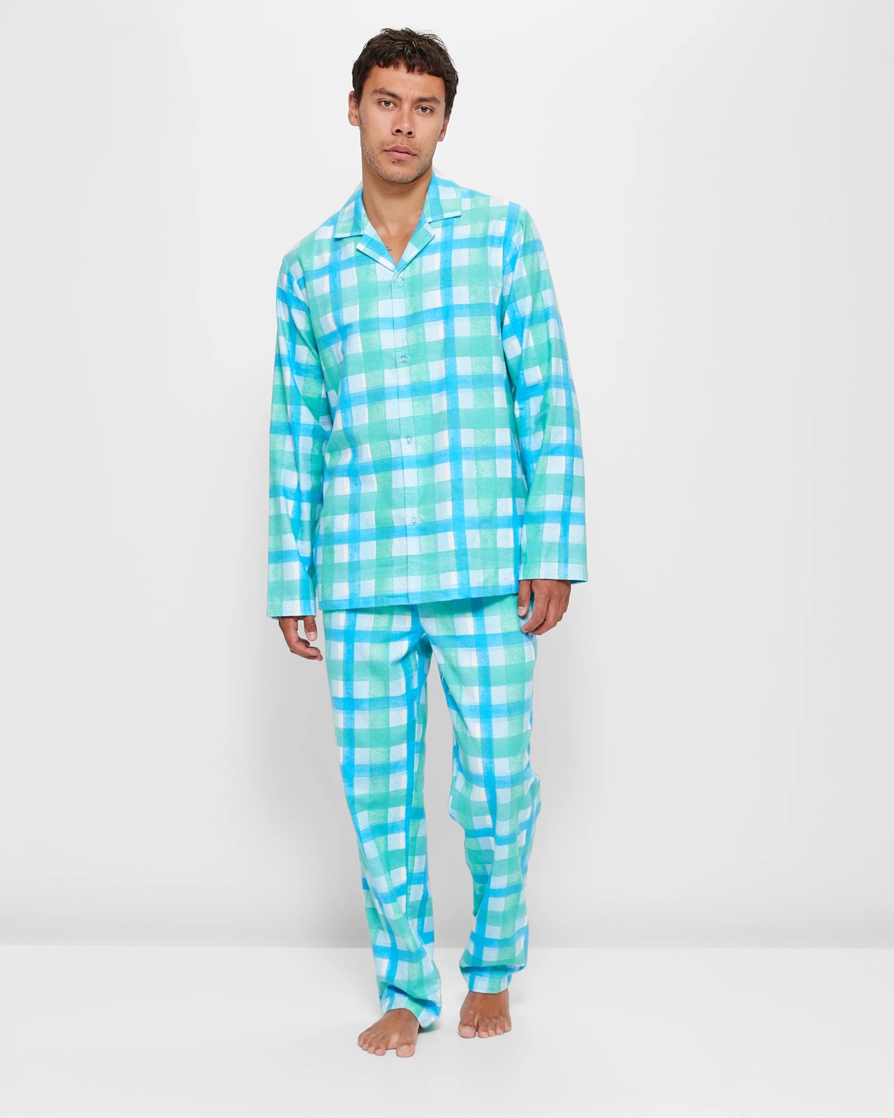 Men's flannelette online pyjamas