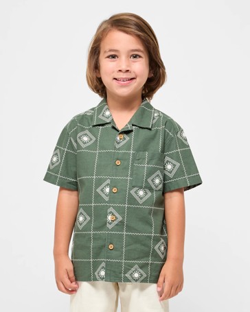 Cotton Short Sleeve Shirt