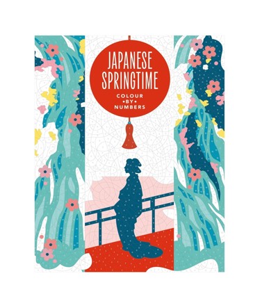 Japanese Springtime: Colour-by-Numbers - Book