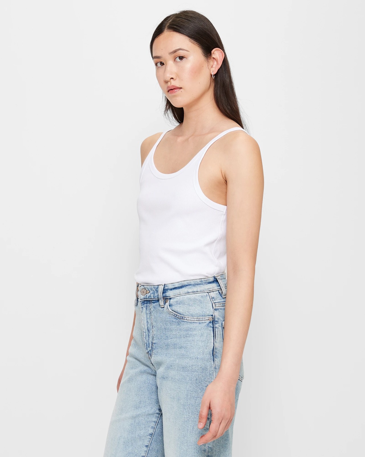 Australian Cotton Rib Cami - Brilliant White | Target Australia