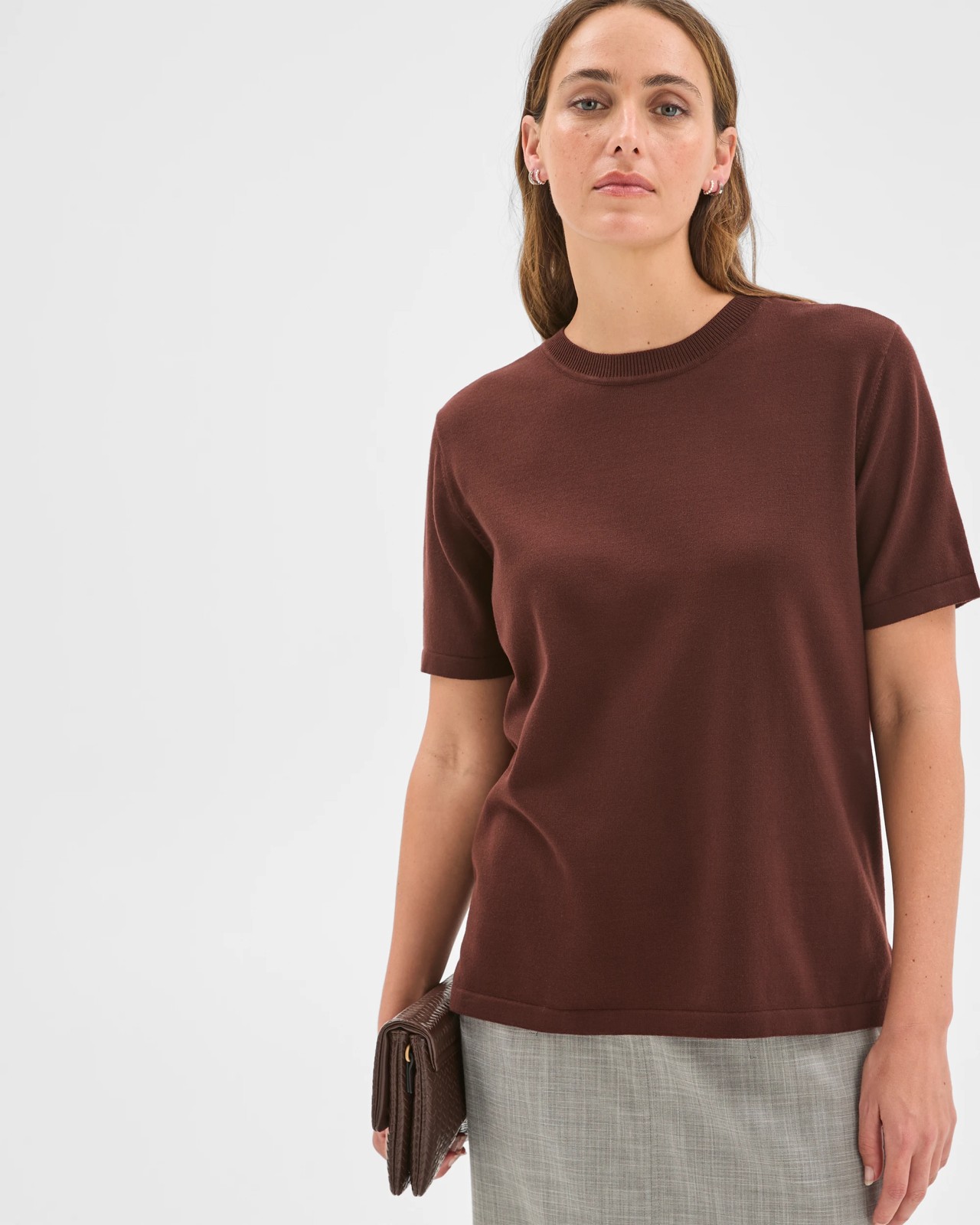 Preview Ultimate Knit Top - Dark Chocolate 4 of 6