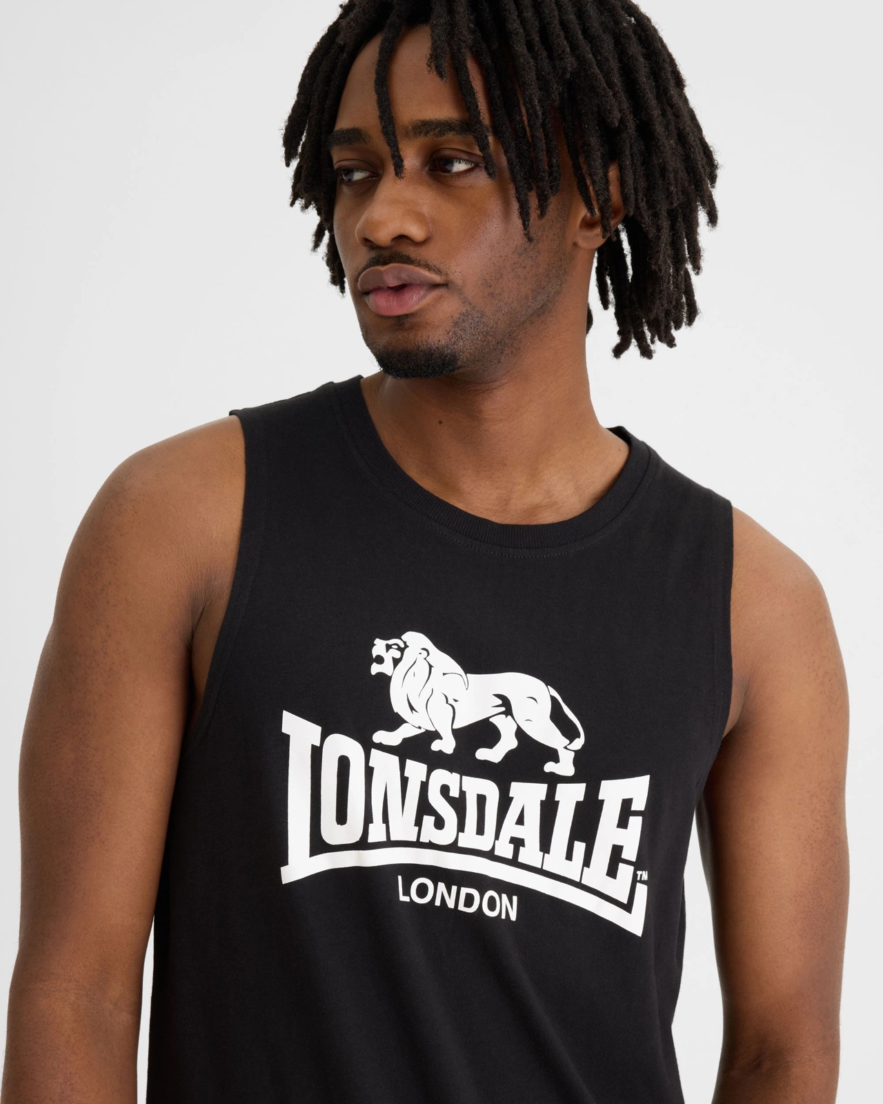 Lonsdale London Muscle Tank Top - Black 4 of 6
