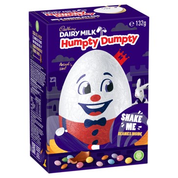 Cadbury Dairy Milk Humpty Dumpty Easter Egg Gift Box 132g