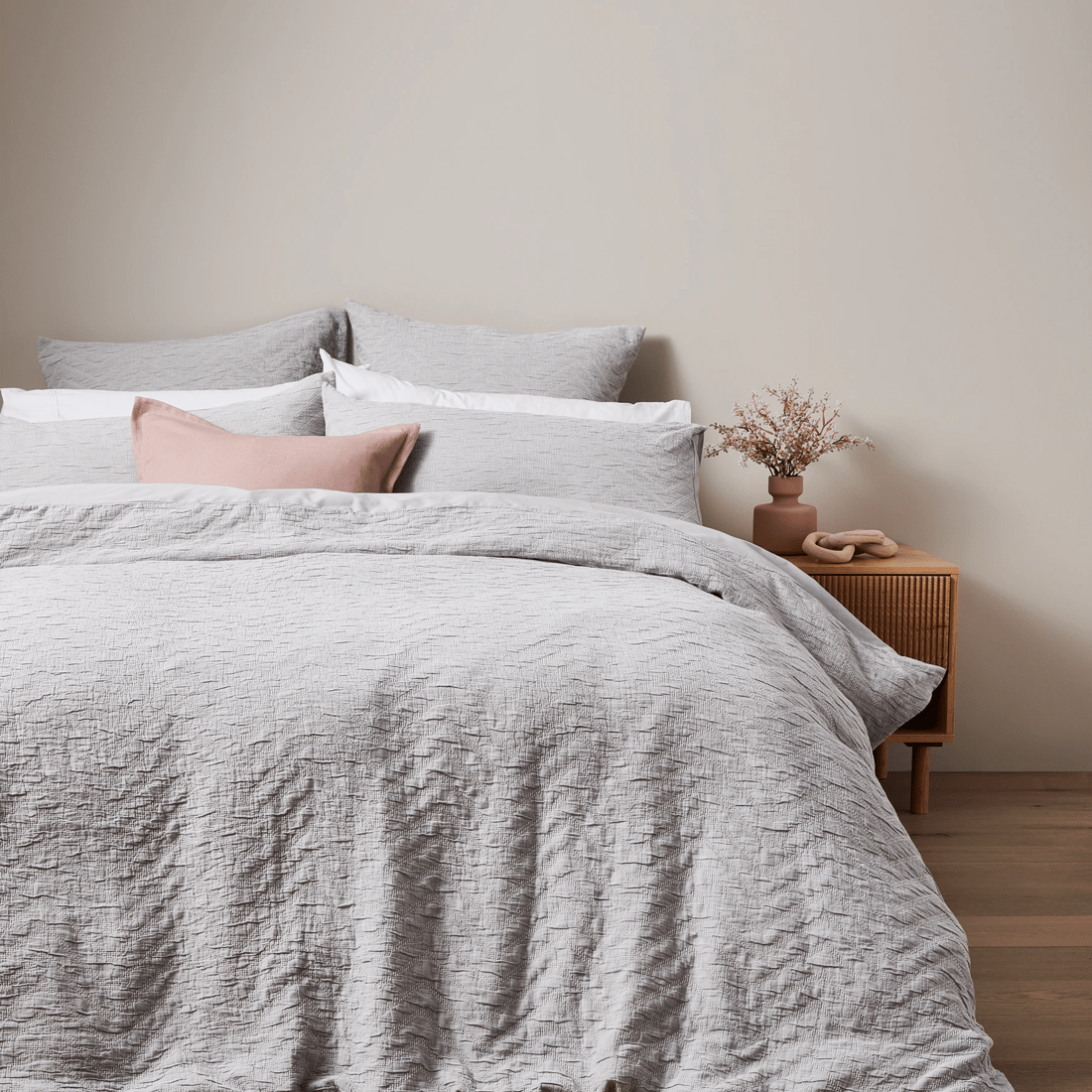 Kinsley Chevron Stitch Quilt Cover Set Target Australia