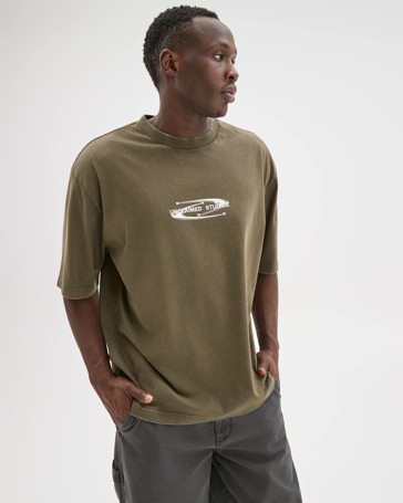 Commons Australian Cotton Boxy Fit Graphic T-Shirt