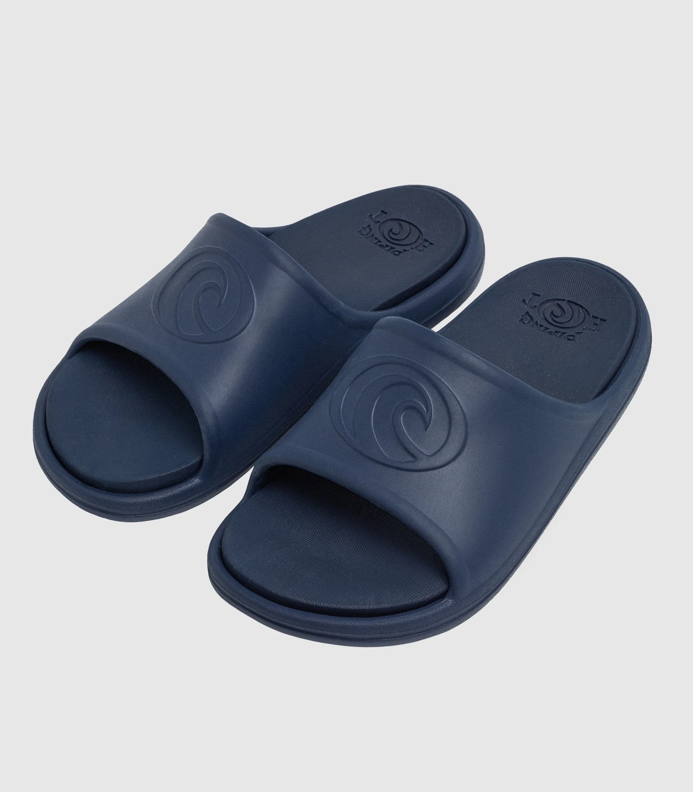 Piping Hot Youth Moulded Slides Navy Blue Target Australia