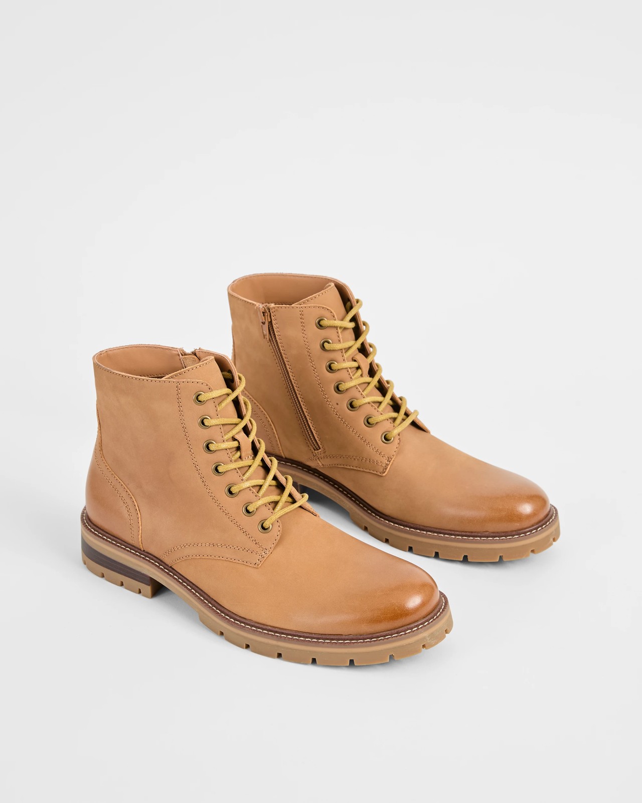 Leather Lace Up Boots 2 of 3