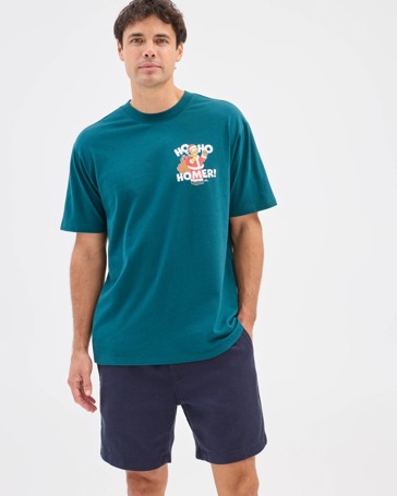 Licensed Australian Cotton Simpsons Christmas T-Shirt