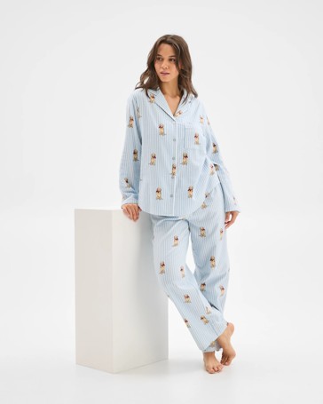 Australian Cotton Flannelette Pyjama Set