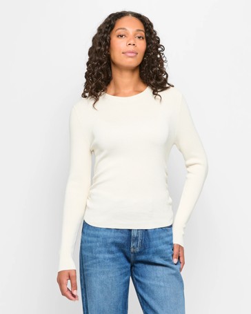 Rib Crew Neck Jumper