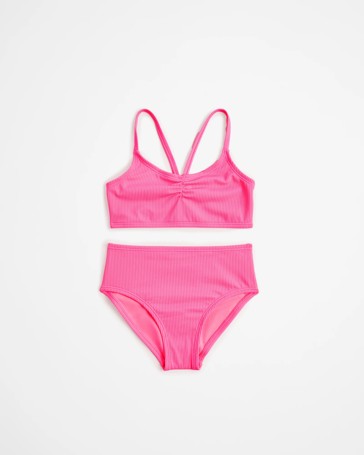 Neon Rib Swim Bikini 2 Piece Set