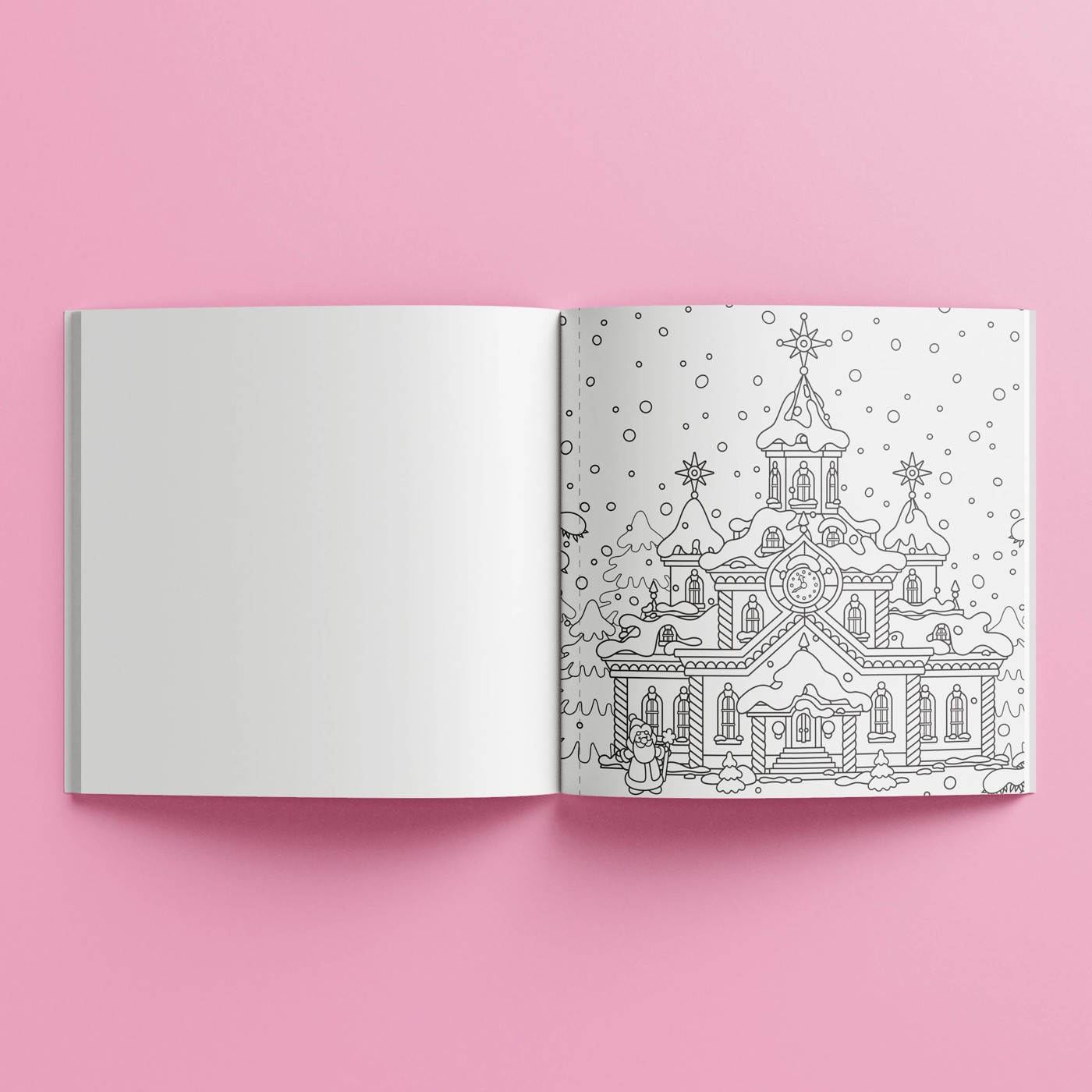 Art Maker A Merry Little Christmas Creative Colouring Book 3 of 5