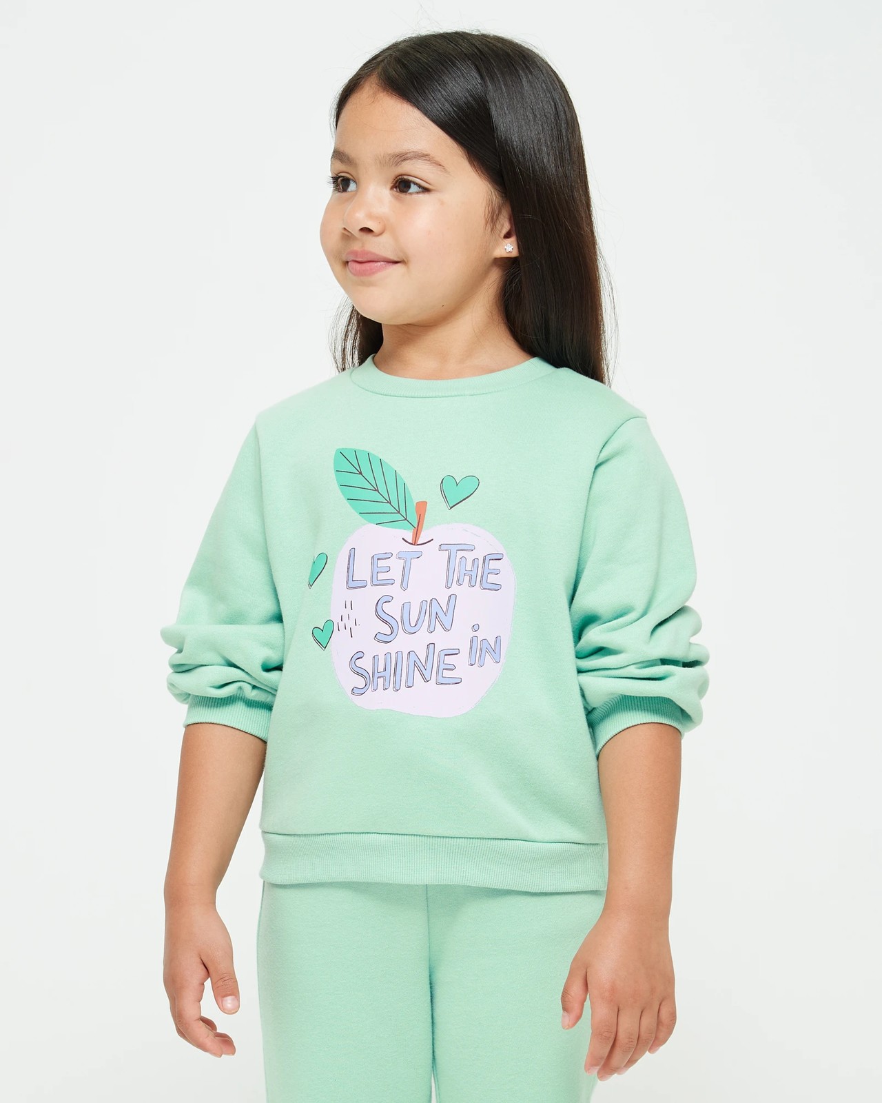 Print Crew Neck Jumper - Apple | Target Australia