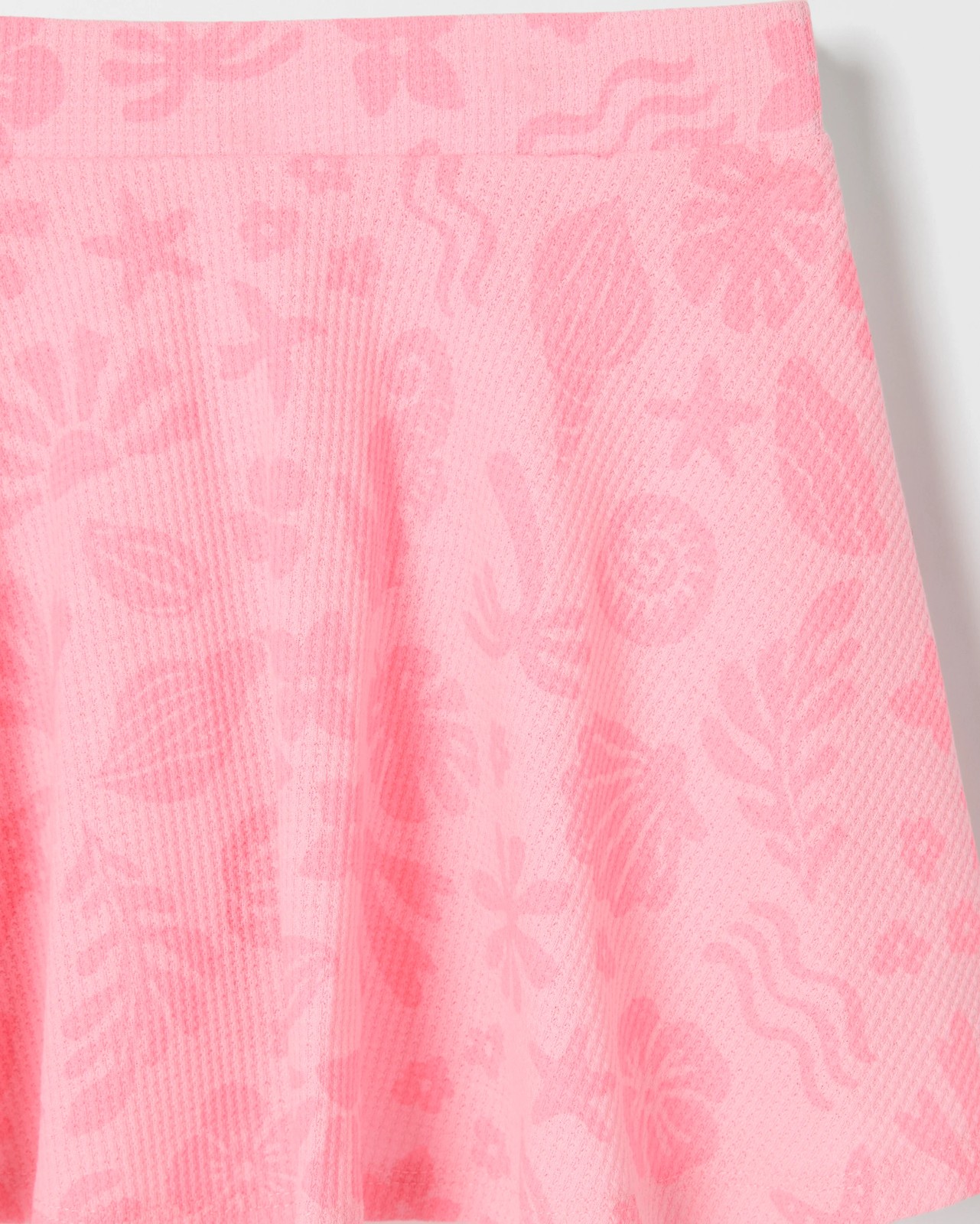 Fashion Knit Skater Skort - Seashell AOP Pink 2 of 2