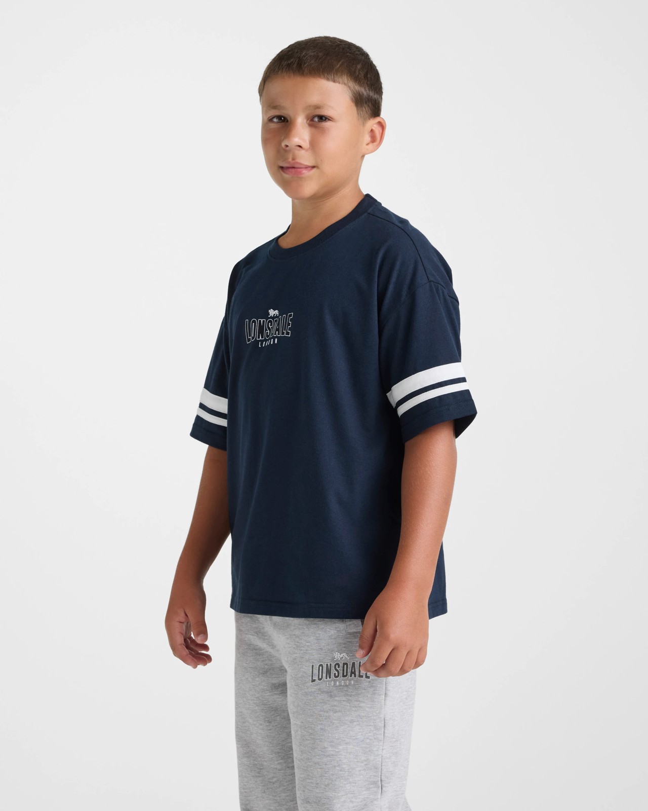 Lonsdale Short Sleeve Retro Sport T-Shirt 4 of 5