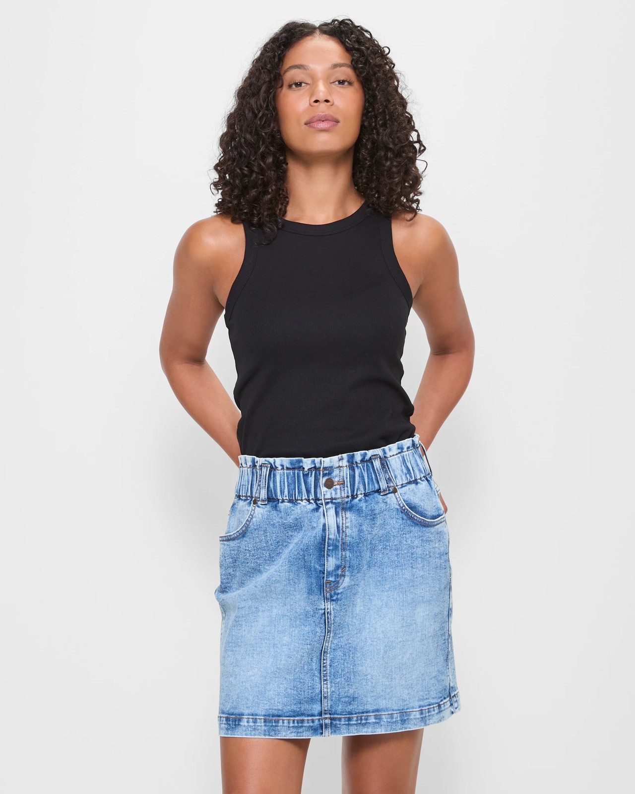 Paperbag Denim Skirt Target Australia