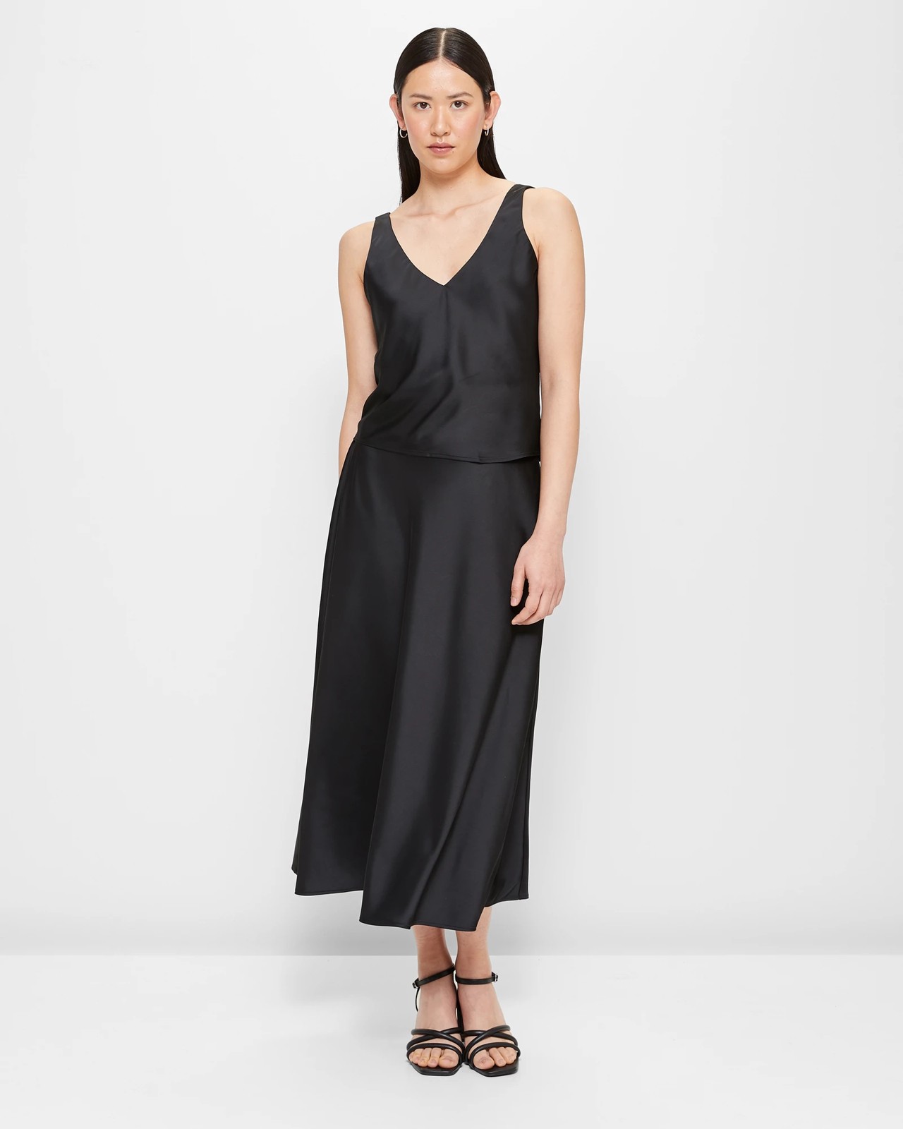 Midi Flare Slip Skirt - Preview | Target Australia