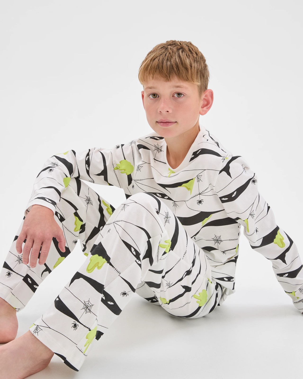 Sibling Matching Australian Cotton Older Kids Pyjama Set 3 of 6