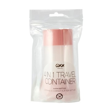 4 Pack OXX Travel 4-in-1 Travel Containers
