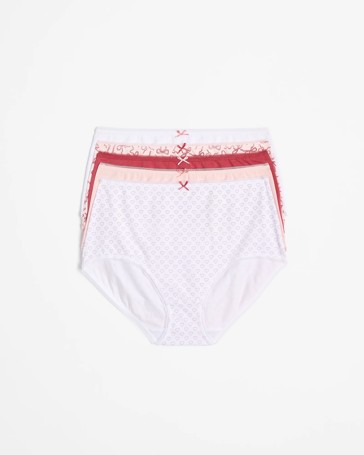 5 Pack Cotton/Elastane Full Briefs